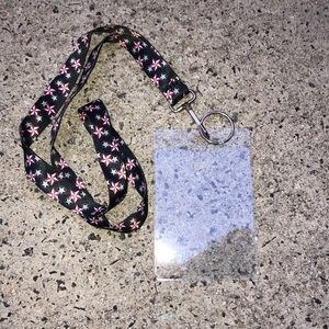 Star lanyard with plastic card cover